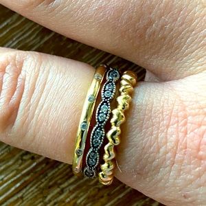 Pandora stacked ring set